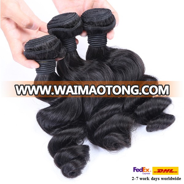 Grade 8A Indian Loose Wave Natural Remy Hair